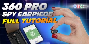 How to Use a 360 PRO spy earpiece set