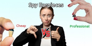 Spy Earpieces: Cheap vs. Professional